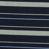 Navy Horizontal-Stripe Jersey Knit, Polyester — texture