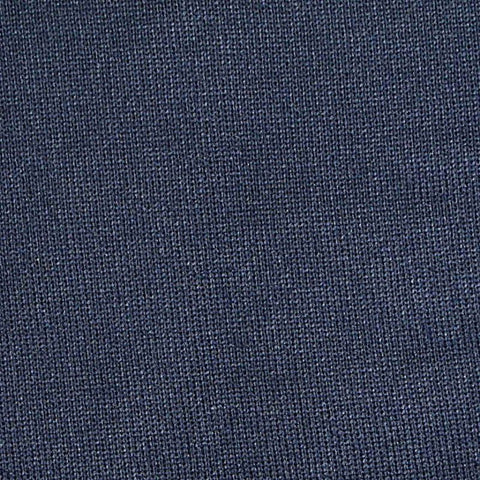 Polyester Cotton Stretch Scuba Knit Fabric, 350 gsm, 162 cm — Navy
