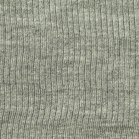 Heather Grey Marl Rib Knit, Viscose, 230 gsm, 144 cm