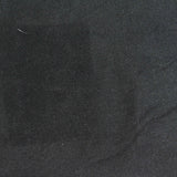 Brushed Polyester Stretch Piqué Knit Fabric, 168 gsm, 196 cm — Black