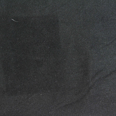 Brushed Polyester Stretch Piqué Knit Fabric, 168 gsm, 196 cm — Black