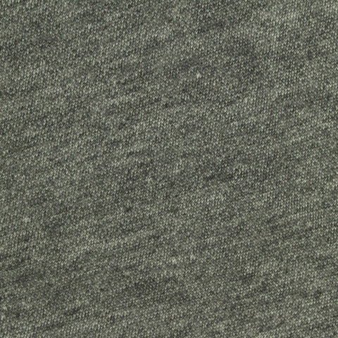 Grey Marl French Terry, Poly-Cotton, 360 gsm