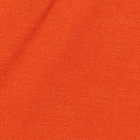 Polyester Viscose Stretch French Terry Fabric, 240 gsm, 160 cm — Orange