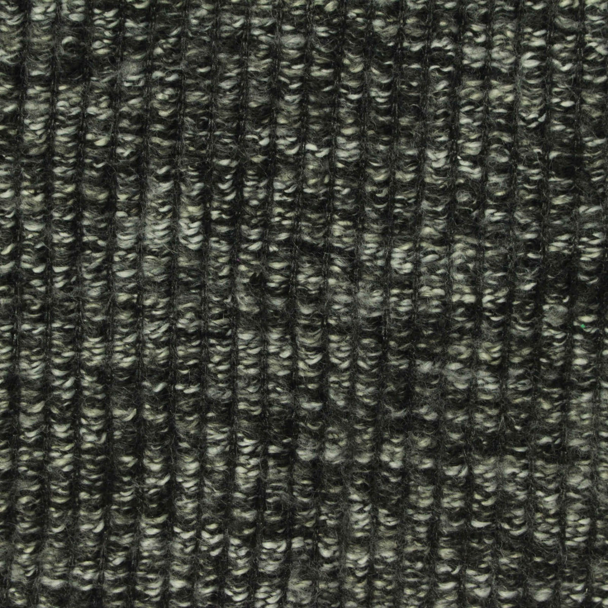 Black Marl Chunky Knit, Polyester, 294 gsm