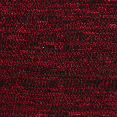 Red Marl Chunky Knit, Viscose-Poly, 185 gsm