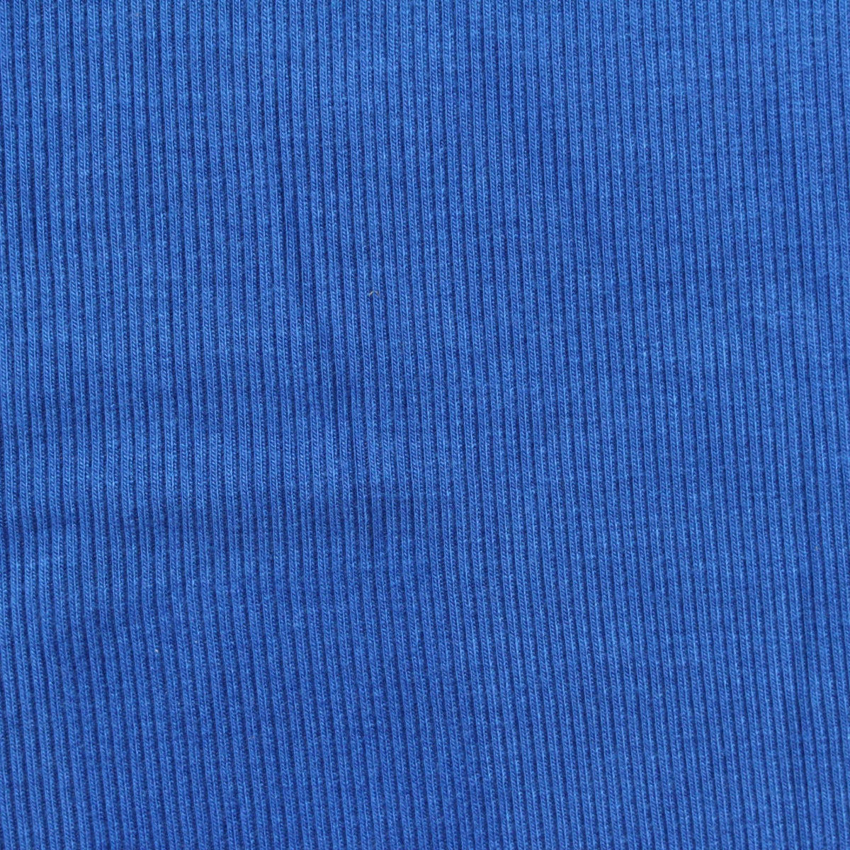 Viscose Stretch Rib Knit Fabric, 265 gsm, 112 cm — Blue