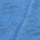 Blue Marl French Terry, Cotton — texture