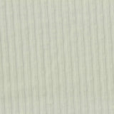 Cream Tone-on-Tone Square Rib Knit, Cotton-Poly