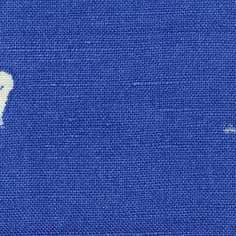 White Floral Woven, Linen-Viscose