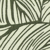 Dark Green Leaf Woven, Linen-Viscose — texture