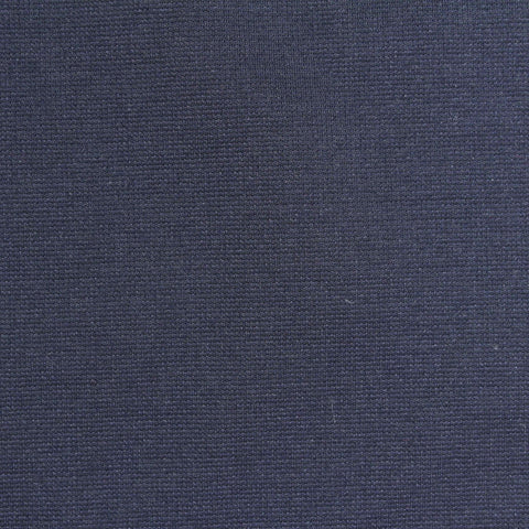 Cotton Nylon Stretch Ponte Knit Fabric, 250 gsm, 160 cm — Navy