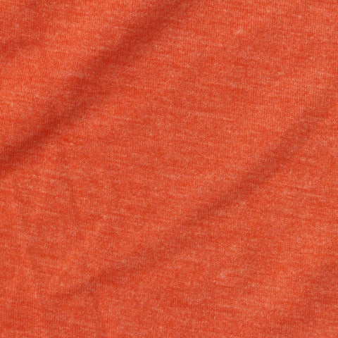 Orange Marl Jersey Knit, Poly-Viscose, 180 gsm