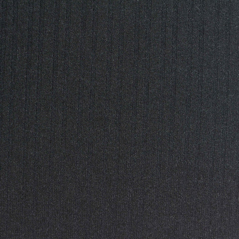 Polyester Viscose Stretch Rib Knit Fabric, 275 gsm, 162 cm — Grey