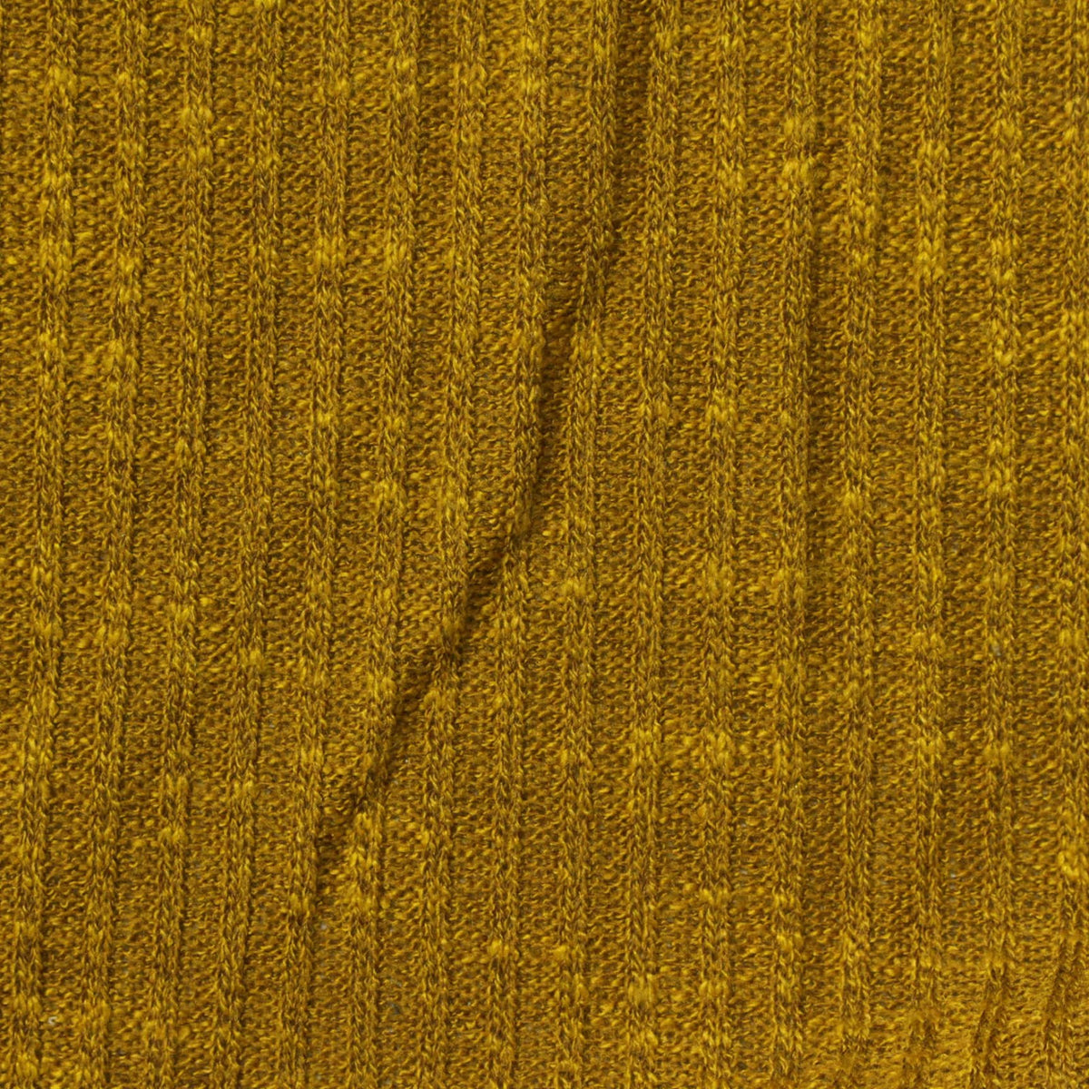 Mustard Heather Rib Knit, Polyester