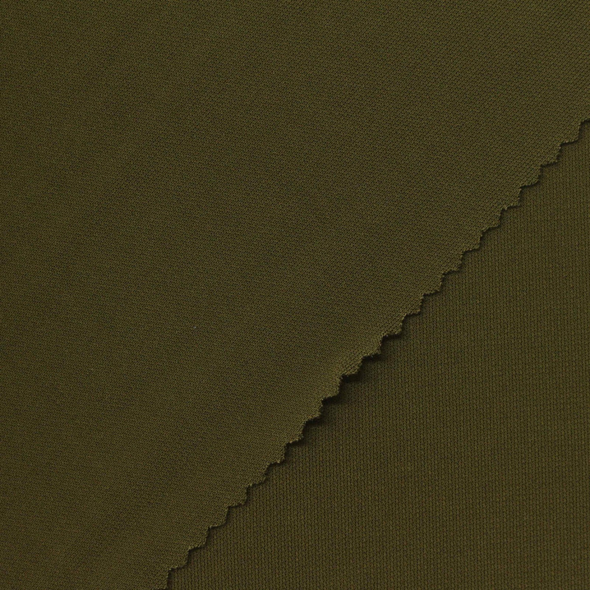 Viscose Stretch Interlock Knit Fabric, 280 gsm, 155 cm — Green, ref EF-263088