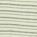 Dark Grey Horizontal-Stripe Interlock Knit, Cotton-Poly