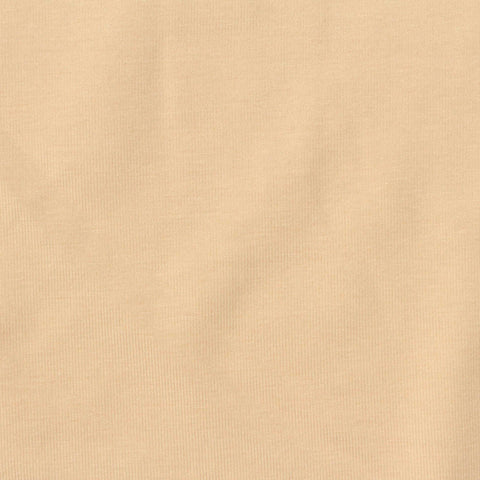 Modal Cotton Stretch Jersey Knit Fabric, 160 gsm, 165 cm — Beige