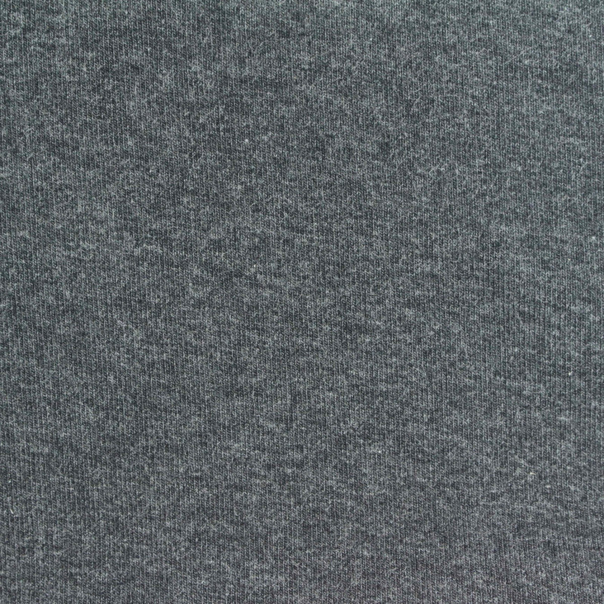 Dark Grey Marl Rib Knit, 320 gsm