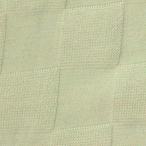 Light Beige Tone-on-Tone Pointelle Knit, Poly-Viscose