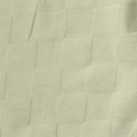 Light Beige Tone-on-Tone Pointelle Knit, Poly-Viscose