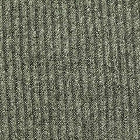 Viscose Polyester Blend Stretch Rib Knit Fabric, 280 gsm, 165 cm — Green