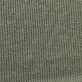 Viscose Polyester Blend Stretch Rib Knit Fabric, 280 gsm, 165 cm — Green