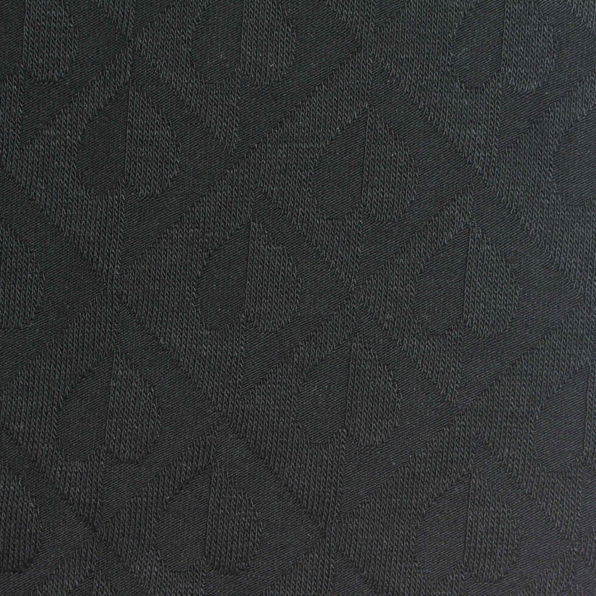 Dark Grey Tone-on-Tone Pointelle Knit, Viscose-Acrylic