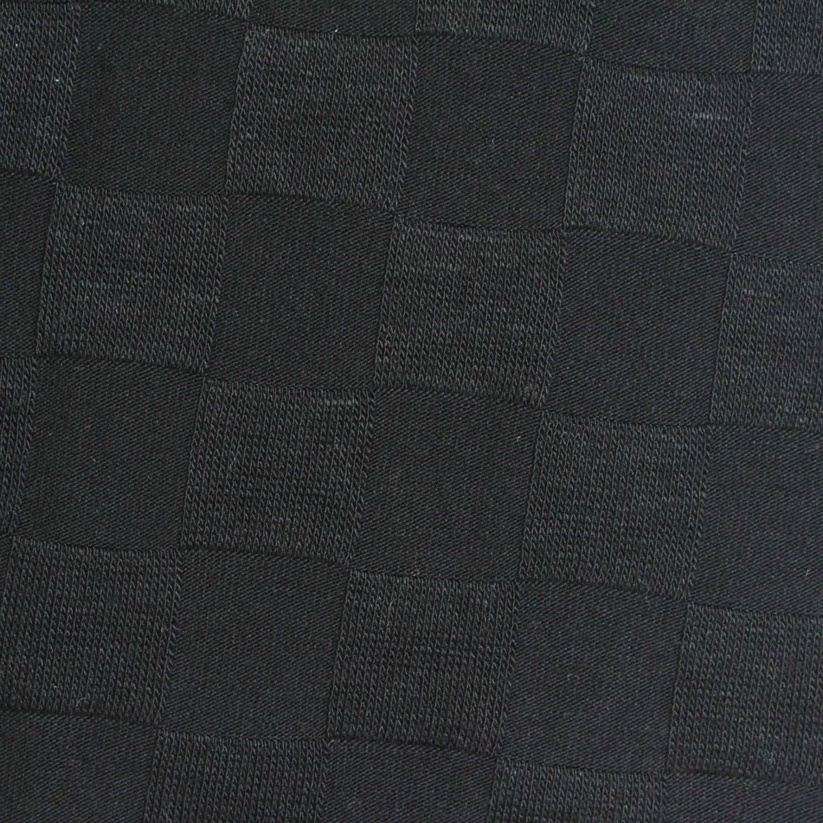 Black Tone-on-Tone Pointelle Knit, Viscose-Acrylic