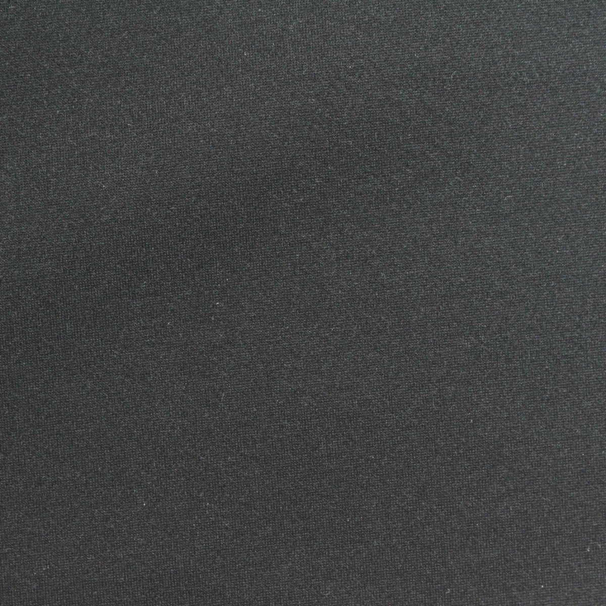 Brushed Polyester Stretch Scuba Knit Fabric, 420 gsm, 150 cm — Black