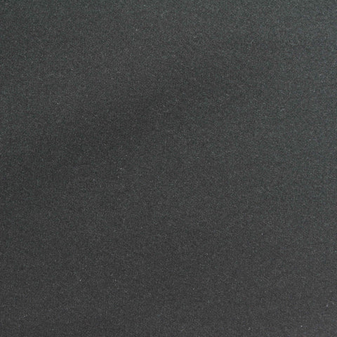 Brushed Polyester Stretch Scuba Knit Fabric, 420 gsm, 150 cm — Black