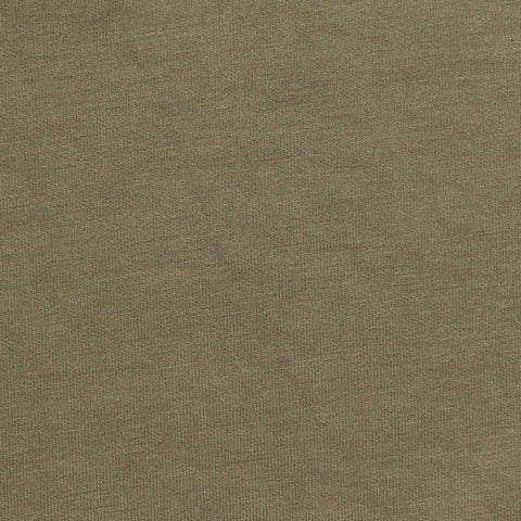 Viscose Polyester Stretch Scuba Knit Fabric, 270 gsm, 160 cm — Khaki