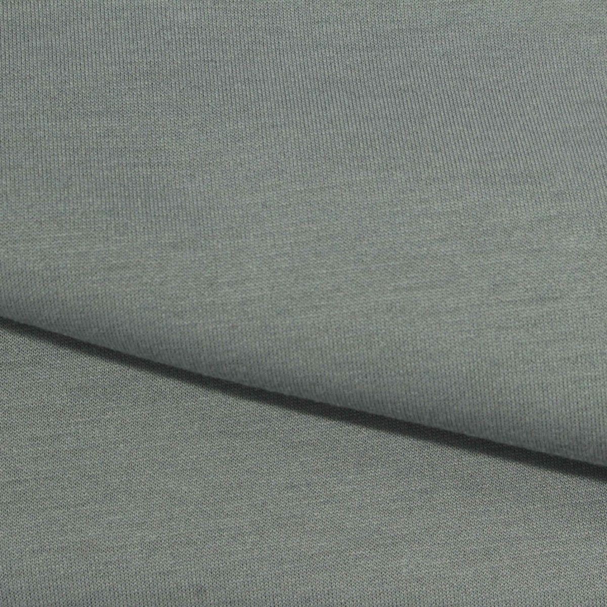 Heathered Grey-Green Marl Scuba Knit, Poly-Viscose