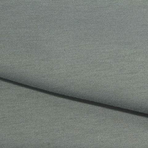Heathered Grey-Green Marl Scuba Knit, Poly-Viscose