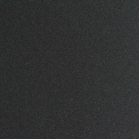 Viscose Polyester Stretch Linen-Look Fabric, 400 gsm, 165 cm — Black