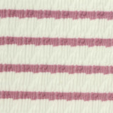 Pink Horizontal-Stripe Crepe, Poly-Viscose