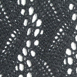 Jacquard Polyester Cotton Pointelle Knit Fabric, 310 gsm, 150 cm — Grey — texture