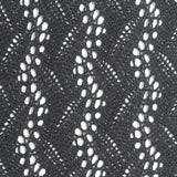 Jacquard Polyester Cotton Pointelle Knit Fabric, 310 gsm, 150 cm — Grey