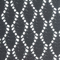 Jacquard Polyester Cotton Pointelle Knit Fabric, 300 gsm, 160 cm — Grey