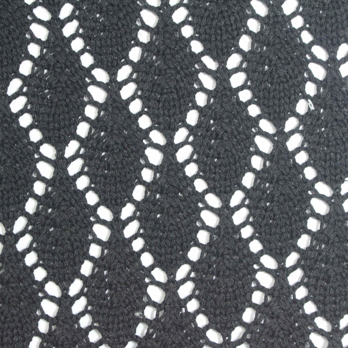 Jacquard Polyester Cotton Pointelle Knit Fabric, 300 gsm, 160 cm — Grey