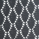 Jacquard Polyester Cotton Pointelle Knit Fabric, 300 gsm, 160 cm — Grey