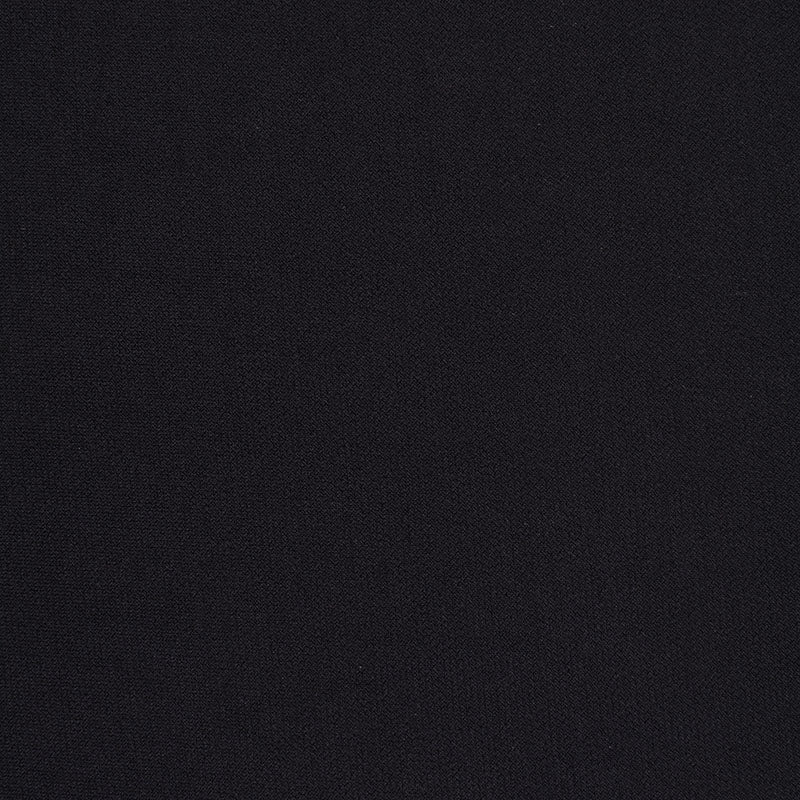 Polyester Stretch Linen-Look Fabric, 230 gsm, 175 cm — Black