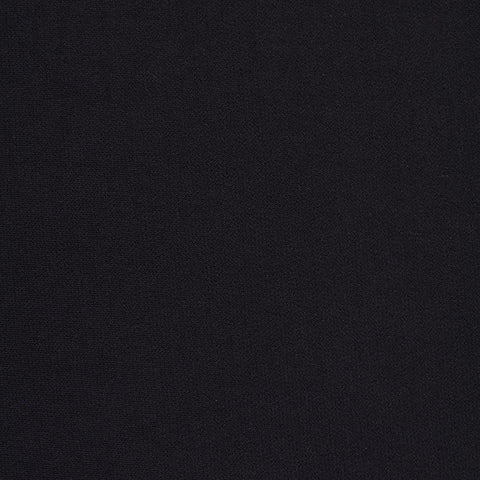 Polyester Stretch Linen-Look Fabric, 230 gsm, 175 cm — Black