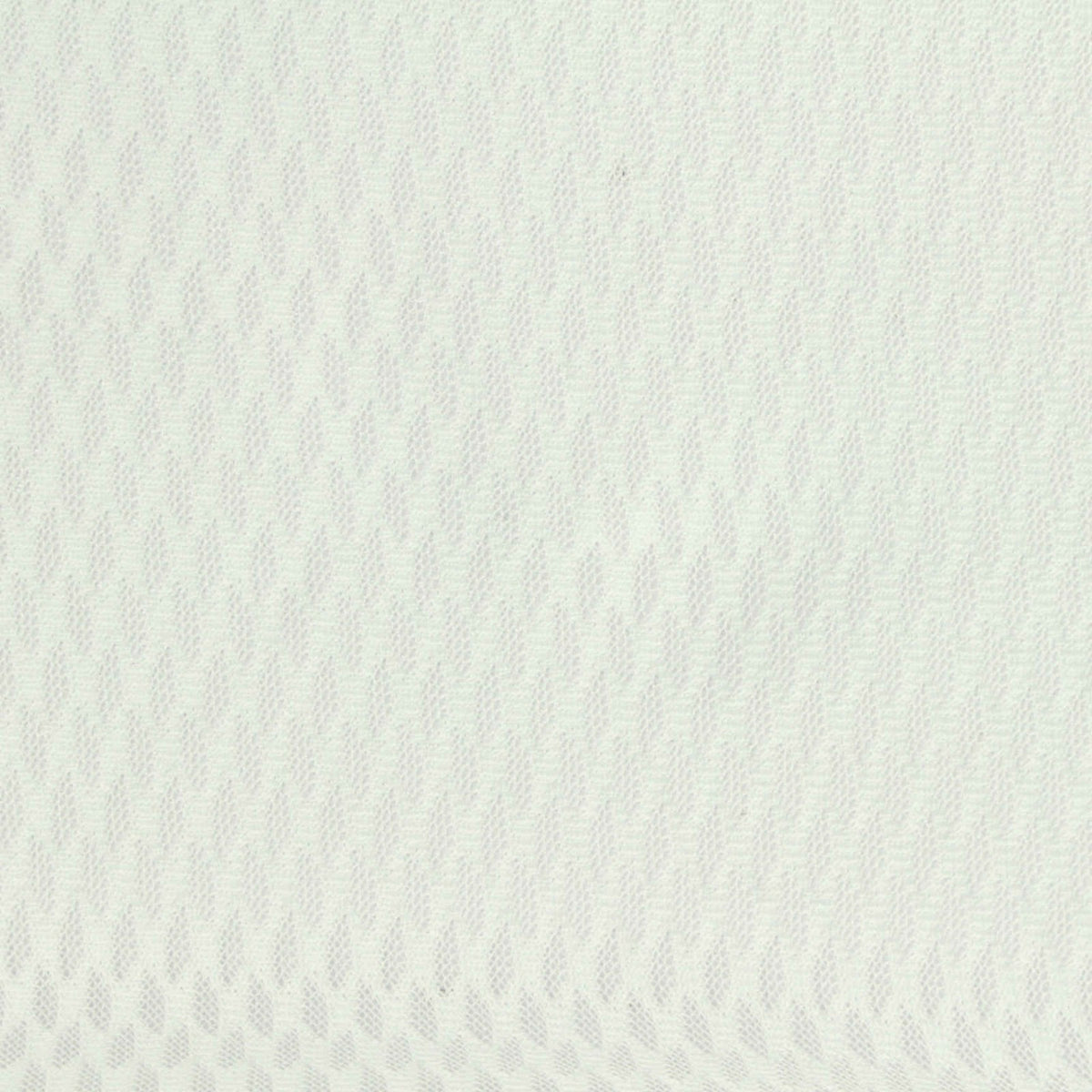 White Tone-on-Tone Warp Knit, Polyester
