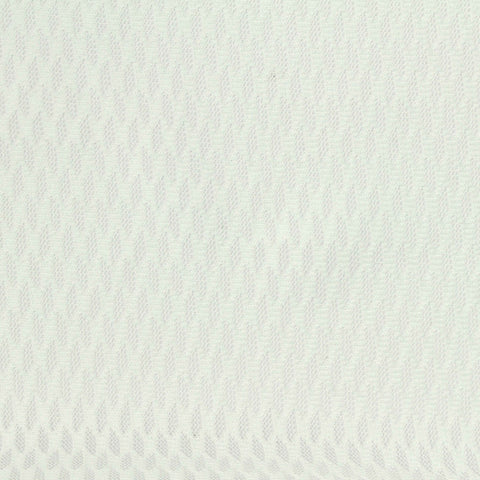 White Tone-on-Tone Warp Knit, Polyester
