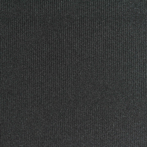 Polyester Stretch Rib Knit Fabric, 330 gsm, 180 cm — Grey