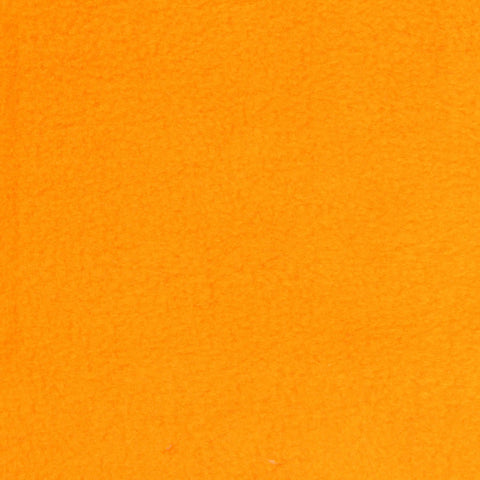 100% Polyester Fleece Fabric, 270 gsm, 150 cm — Orange