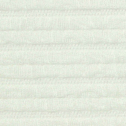 Striped Polyester Stretch Knit Fabric, 230 gsm, 160 cm — White