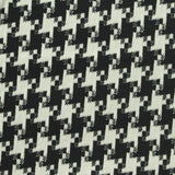 Black Houndstooth Jacquard, Polyester