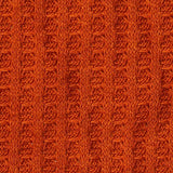 Polyester Viscose Stretch Waffle Knit Fabric, 200 gsm, 160 cm — Orange — texture