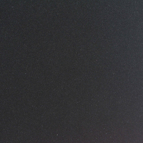 100% Polyester Interlock Knit Fabric, 220 gsm, 165 cm — Black